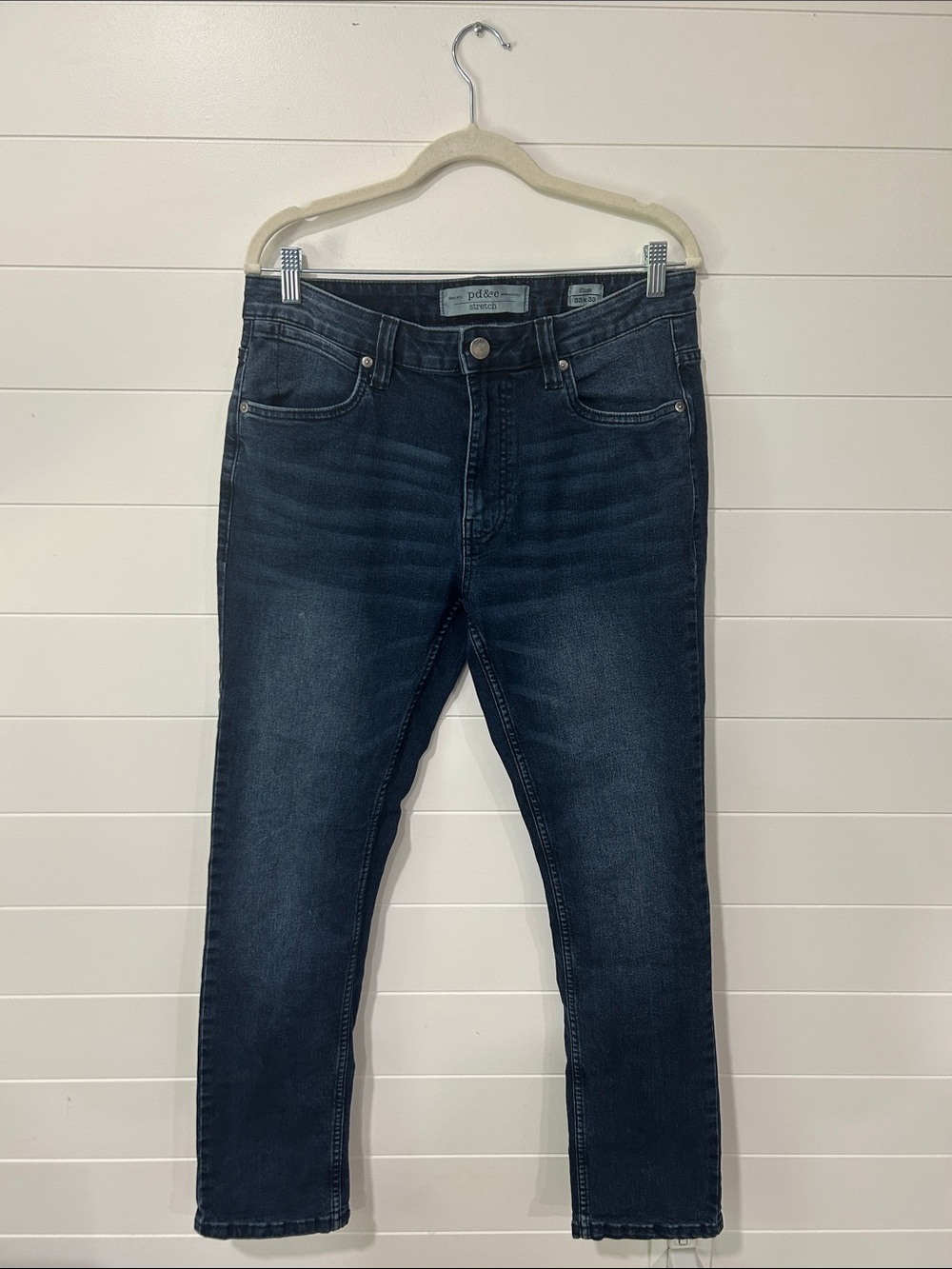 PD&C Men’s Dark Blue Slim Jeans